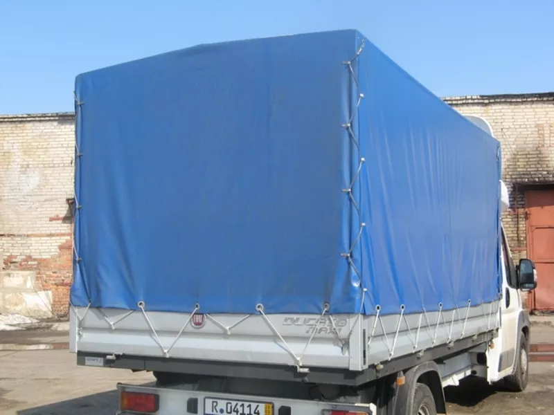 Тент для грузового микроавтобуса,  размер 385x205x180 3